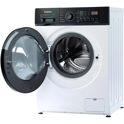 Стиральная машина Бирюса WMD-SM812/03 класс: A+++ загр.фронтальная макс.:8кг (с сушкой) белый инвертер