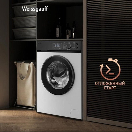 Стиральная машина Weissgauff WM 45127 Inverter Steam Touch класс: A+++ загр.фронтальная макс.:7кг белый