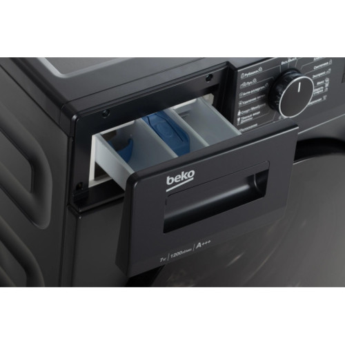Стиральная машина Beko WSPE7612A класс: A загр.фронтальная макс.:7кг антрацит инвертер