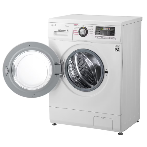 Стиральная машина LG F12M7NDS1 класс: A загр.фронтальная макс.:6кг белый инвертор