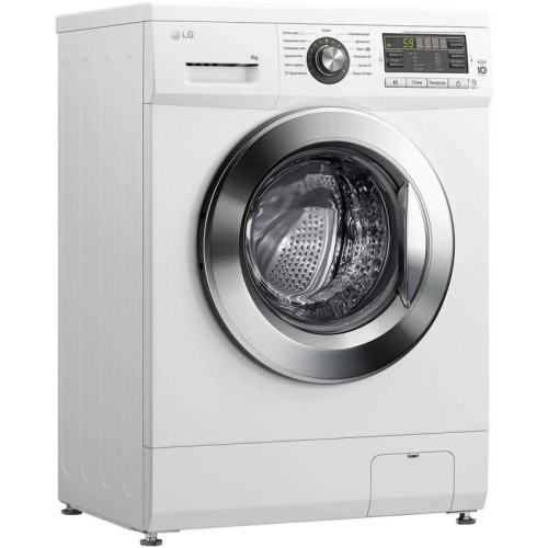 Стиральная машина LG Mega 2 Refresh F1096ND3 класс: A загр.фронтальная макс.:6кг белый инвертер