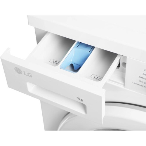 Стиральная машина LG F2Y1NS3W класс: A загр.фронтальная макс.:6кг белый инвертер