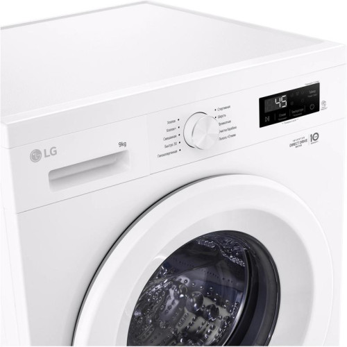 Стиральная машина LG F2Y1VS3W класс: A загр.фронтальная макс.:9кг белый инвертер