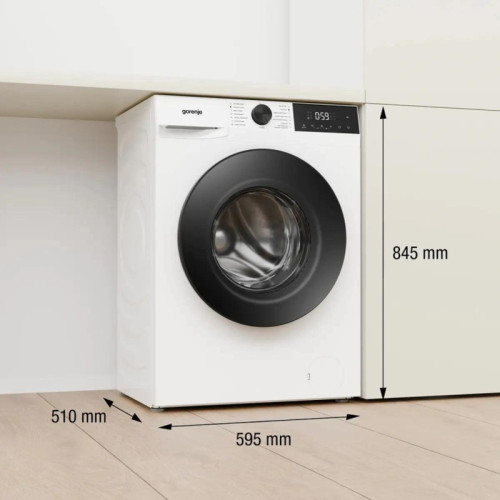 Стиральная машина Gorenje WDG2P854A3C2/C класс: A загр.фронтальная макс.:8кг (с сушкой) белый инвертор