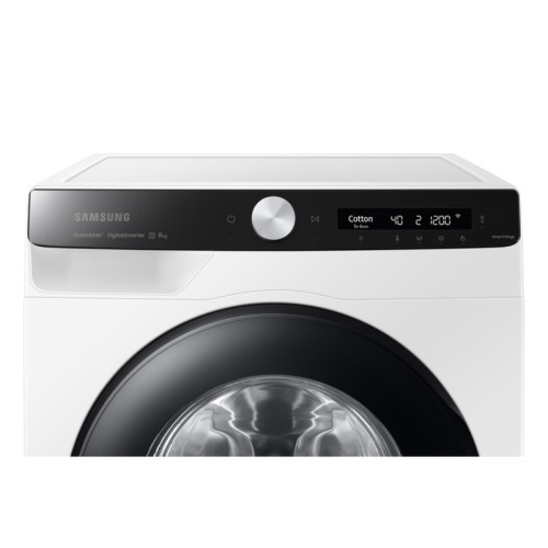 Стиральная машина Samsung WW80AG6S28AELP пан.англ. класс: A загр.фронтальная макс.:8кг белый инвертер