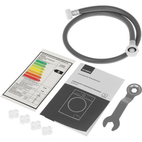 Стиральная машина Hyundai WFD8402 класс: A загр.фронтальная макс.:8кг (с сушкой) белый