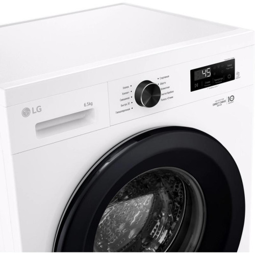 Стиральная машина LG F2Y1WS6W класс: A загр.фронтальная макс.:6.5кг белый инвертер