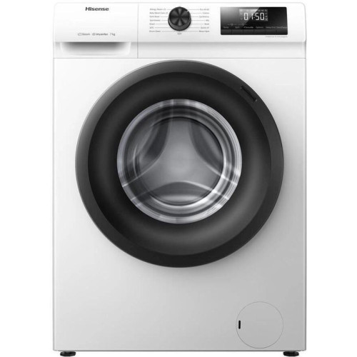 Стиральная машина Hisense WFQP7012VM класс: A-30% загр.фронтальная макс.:7кг белый инвертор