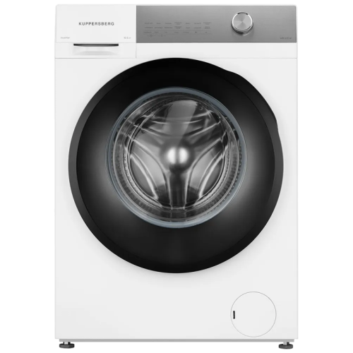 Стиральная машина KUPPERSBERG WM 610 W  High-Tech, загрузка 10.5 кг, 14 программ, 1400 об/мин. сенсорное/механическое управление, инверторный двигатель, функция пара, отложенный старт, самодиагностика, блокировка от детей, энергоэффективность А+++, цвет б