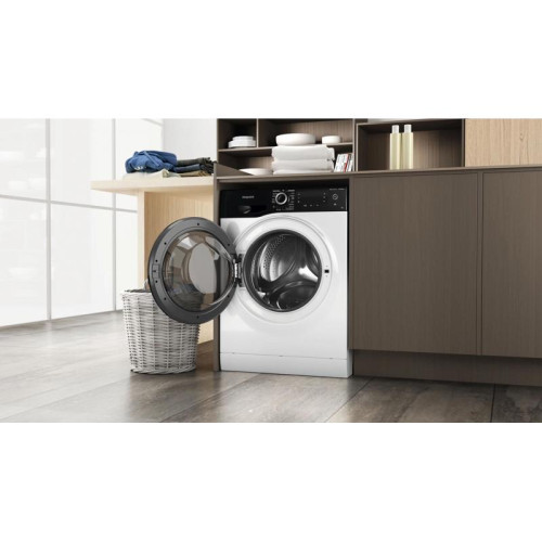 Стиральная машина Hotpoint NSD 8249 ZD AVE RU класс: A загр.фронтальная макс.:8кг белый инвертер
