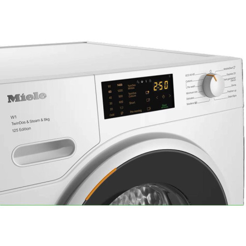 Стиральная машина Miele WWB680 WCS 125 Edition пан.англ. класс: A загр.фронтальная макс.:8кг белый инвертер