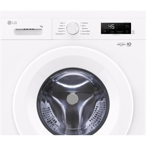 Стиральная машина LG F2Y1HS3W класс: A загр.фронтальная макс.:7кг белый инвертер