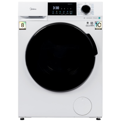 Стиральная машина MIDEA/ Стиральная машина MIDEA, SOLAR Series, фронтальная, загрузка 8 кг, 15 программ, 1400 об/мин, инверторный мотор, стирка с паром, электронное управление (Full Touch-панель) + управление через приложение MSmartHome, UV-обработка, цве