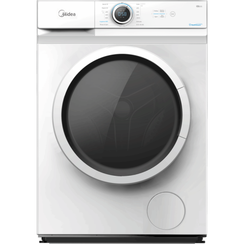 Стиральная машина MIDEA/ Стиральная машина MIDEA, узкая, фронтальная, электронное управление, дисплей, HealthGuard, максимальная загрузка 7 кг, 15 программ, скорость отжима 1200 об/мин, энергоэффективность А++, цвет белая