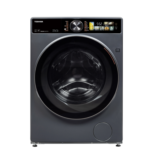 Стиральная машина Toshiba/ Стиральная машина Toshiba, ВхШхГ 850х595х580 мм, 10 кг, 12 программ, 1400 об/мин, инверторный мотор, технологии UltraFineBubbles, Great Waves, CycloneMix, очистка люка Door Spray, электронное управление (Touch-панель + программа