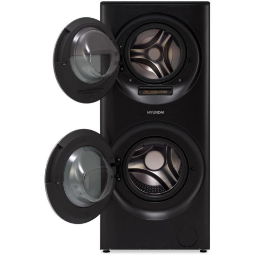 Стиральная машина Hyundai Gemini WMD9423 класс: A+++ загр.фронтальная макс.:15кг (с сушкой) темно-серебристый инвертер