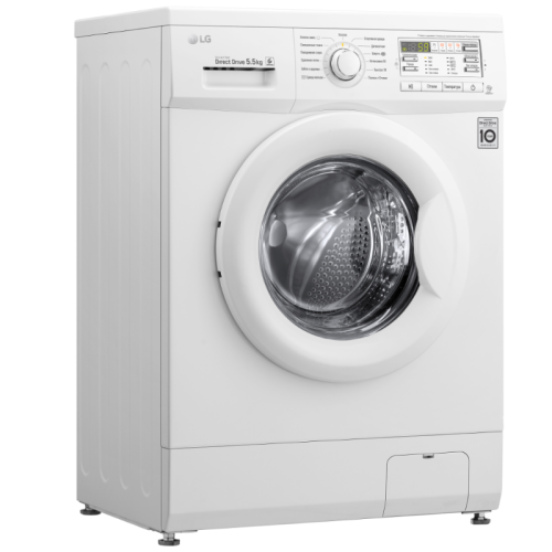 Стиральная машина LG F10B8MD класс: A загр.фронтальная макс.:5.5кг белый инвертер