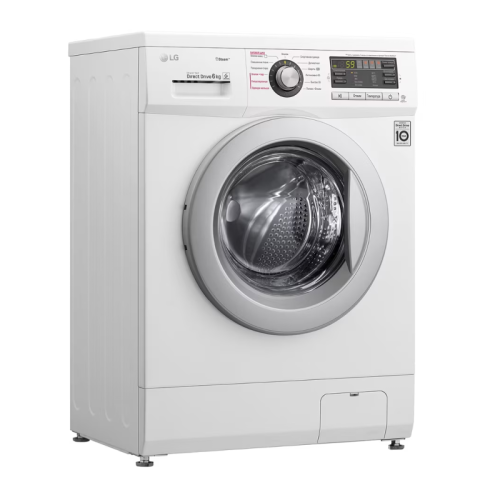 Стиральная машина LG F12M7NDS1 класс: A загр.фронтальная макс.:6кг белый инвертор