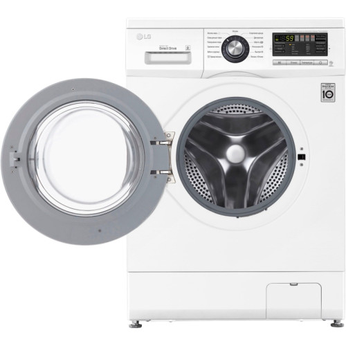 Стиральная машина LG Mega 2 Refresh F1096ND3 класс: A загр.фронтальная макс.:6кг белый инвертер Стиральная машина LG Mega 2 Refresh F1096ND3 класс: A загр.фронтальная макс.:6кг белый инвертер