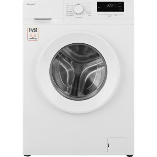 Стиральная машина Weissgauff WM 46106 Steam класс: A+ загр.фронтальная макс.:6кг белый Стиральная машина Weissgauff WM 46106 Steam класс: A+ загр.фронтальная макс.:6кг белый