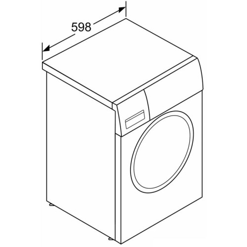 Стиральная машина Bosch Serie 2 WGE03200BY пан.англ. класс: A загр.фронтальная макс.:8кг белый инвертор