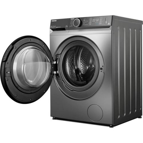 Стиральная машина Toshiba/ Стиральная машина Toshiba, ВхШхГ 850х595х585 мм, 9 кг, 12 программ, 1400 об/мин, инверторный мотор, технологии UltraFineBubbles, Great Waves, CycloneMix, очистка люка Door Spray, электронное управление (Touch-панель + программат