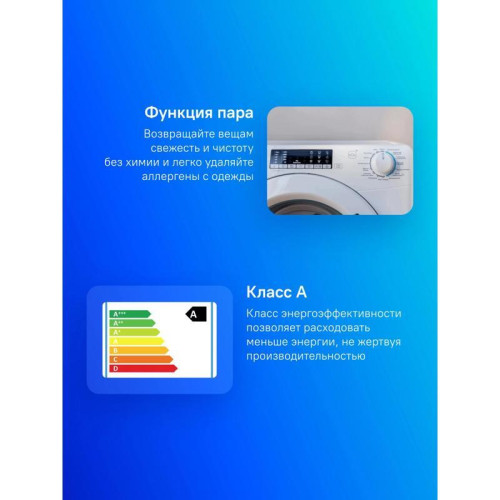 Стиральная машина Candy Smart Pro CSO4 276TWM-07 класс: A загр.фронтальная макс.:7кг белый инвертор Стиральная машина Candy Smart Pro CSO4 276TWM-07 класс: A загр.фронтальная макс.:7кг белый инвертор