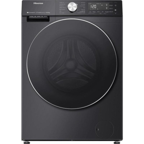 Стиральная машина Hisense WD5S1045BB пан.англ. класс: A загр.фронтальная макс.:10.5кг (с сушкой) черный инвертер