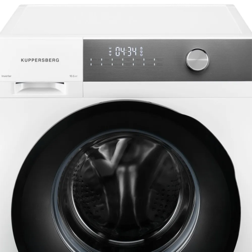 Стиральная машина KUPPERSBERG WM 610 W High-Tech, загрузка 10.5 кг, 14 программ, 1400 об/мин. сенсорное/механическое управление, инверторный двигатель, функция пара, отложенный старт, самодиагностика, блокировка от детей, энергоэффективность А+++, цвет б Стиральная машина KUPPERSBERG WM 610 W High-Tech, загрузка 10.5 кг, 14 программ, 1400 об/мин. сенсорное/механическое управление, инверторный двигатель, функция пара, отложенный старт, самодиагностика, блокировка от детей, энергоэффективность А+++, цвет б