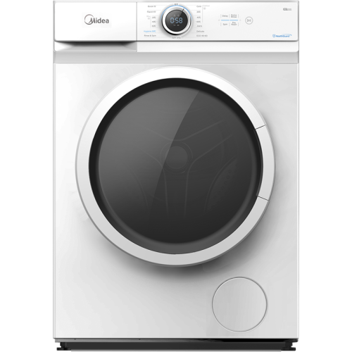 Стиральная машина MIDEA/ Стиральная машина MIDEA, узкая, фронтальная, электронное управление, дисплей, HealthGuard, максимальная загрузка 6 кг, 15 программ, скорость отжима 1000 об/мин, энергоэффективность А++, цвет белая