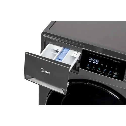 Стиральная машина MIDEA/ Стиральная машина MIDEA, SOLAR Series, фронтальная, загрузка 8 кг, 15 программ, 1400 об/мин, инверторный мотор, стирка с паром, электронное управление (Full Touch-панель) + управление через приложение MSmartHome, UV-обработка, цве
