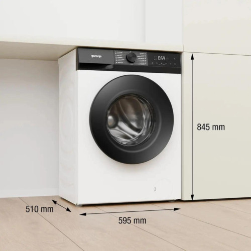 Стиральная машина Gorenje WD2G2P854A3C2/C класс: A загр.фронтальная макс.:8кг (с сушкой) белый инвертор