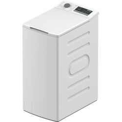 Стиральная машина с вертикальной загрузкой KORTING/ Стиральная машина с вертикальной загрузкой KORTING, ВхШхГ 875х400х600 мм, загрузка 8 кг, 1300 об/мин, 16 программ, электронное управление, инверторный двигатель, цифровой дисплей, отложенный старт (до 24