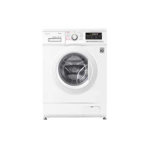 Стиральная машина LG/ Стиральная машина LG, отдельностоящая, ВхШхГ 850х600х360 мм, загрузка 4 кг, 1000 об/мин, LED дисплей, инверторный мотор с прямым приводом, пар, отсрочка старта, энергоэффективность А, цвет белый