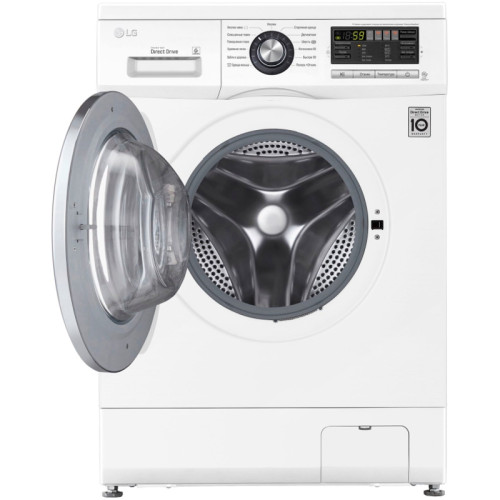 Стиральная машина LG Mega 2 Refresh F1096ND3 класс: A загр.фронтальная макс.:6кг белый инвертер Стиральная машина LG Mega 2 Refresh F1096ND3 класс: A загр.фронтальная макс.:6кг белый инвертер