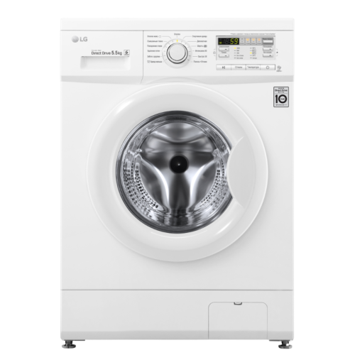 Стиральная машина LG F10B8MD класс: A загр.фронтальная макс.:5.5кг белый инвертер