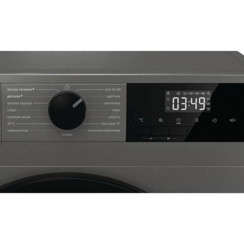 Стиральная машина Gorenje WNHPI84AS/AR класс: A загр.фронтальная макс.:8кг темно-серый инвертер