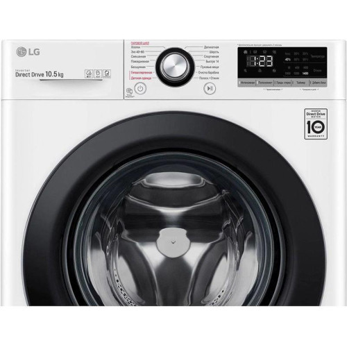 Стиральная машина LG TW4V3RS6W класс: A загр.фронтальная макс.:10.5кг белый инвертер