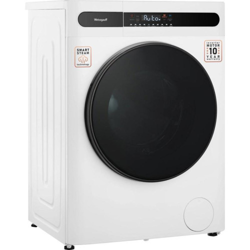 Стиральная машина Weissgauff WMD 45148 Inverter Steam класс: B загр.фронтальная макс.:8кг (с сушкой) белый инвертер