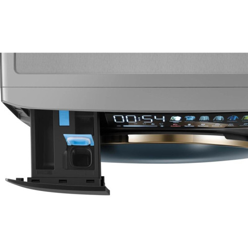 Стиральная машина Weissgauff WMD 58411 Direct Drive Inverter Premium Steam Stee загр.фронтальная макс.:11кг (с сушкой) нержавеющая сталь