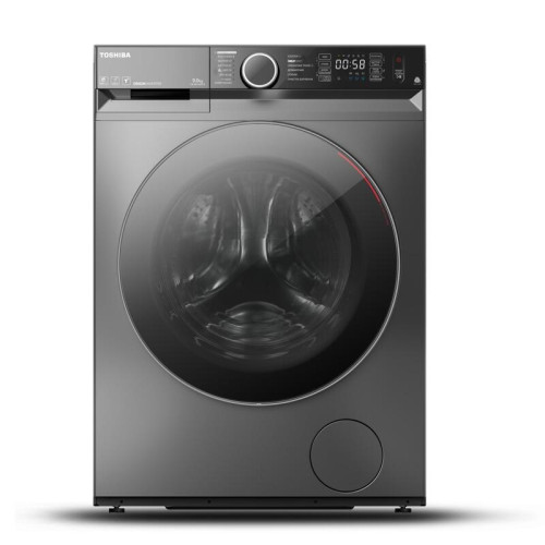 Стиральная машина Toshiba/ Стиральная машина Toshiba, ВхШхГ 850х595х585 мм, 9 кг, 12 программ, 1400 об/мин, инверторный мотор, технологии UltraFineBubbles, Great Waves, CycloneMix, очистка люка Door Spray, электронное управление (Touch-панель + программат
