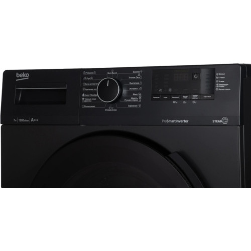 Стиральная машина Beko WSPE7612A класс: A загр.фронтальная макс.:7кг антрацит инвертер