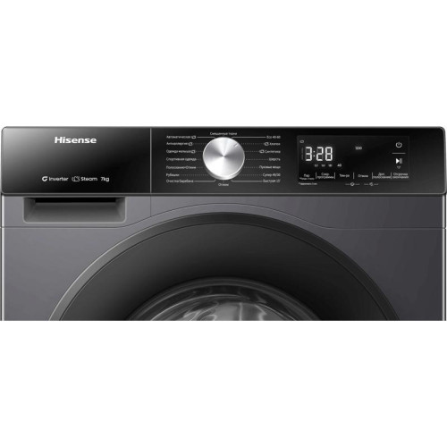 Стиральная машина Hisense WF3S7021BB класс: A загр.фронтальная макс.:7кг черный инвертер