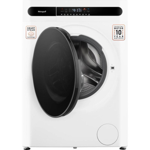 Стиральная машина Weissgauff WMD 45148 Inverter Steam класс: B загр.фронтальная макс.:8кг (с сушкой) белый инвертер
