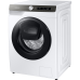 Стиральная машина Samsung/ WW5500T c Addwash, Eco Bubble, 850х600х550 мм, 9 кг, 1400, Пар, Инверторный мотор, Белый корпус/Черный люк