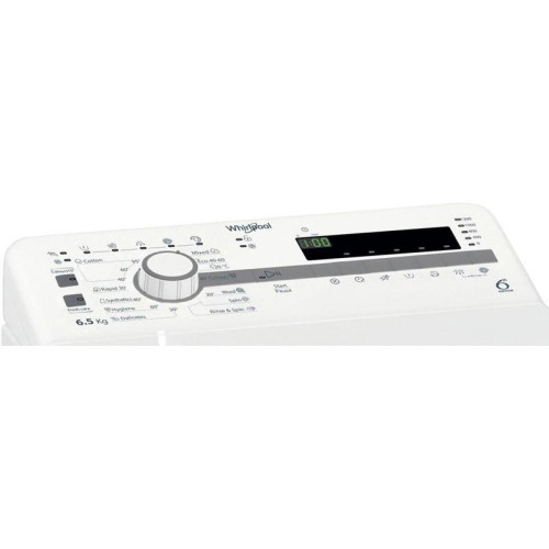 Стиральная машина Whirlpool TDLR 65230SS EU/N класс: A загр.вертикальная макс.:6кг белый инвертер
