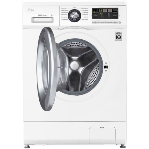 Стиральная машина LG Mega 2 Refresh F1096ND3 класс: A загр.фронтальная макс.:6кг белый инвертер Стиральная машина LG Mega 2 Refresh F1096ND3 класс: A загр.фронтальная макс.:6кг белый инвертер