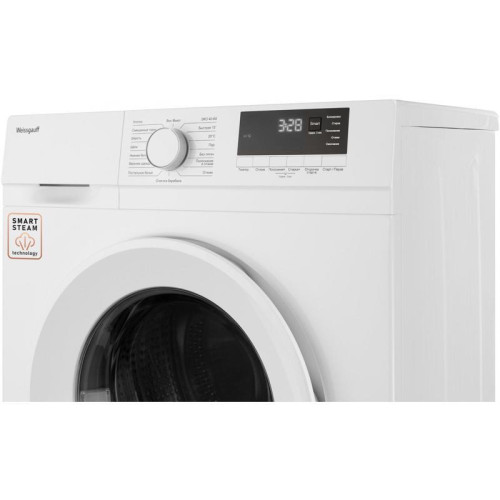 Стиральная машина Weissgauff WM 46106 Steam класс: A+ загр.фронтальная макс.:6кг белый Стиральная машина Weissgauff WM 46106 Steam класс: A+ загр.фронтальная макс.:6кг белый