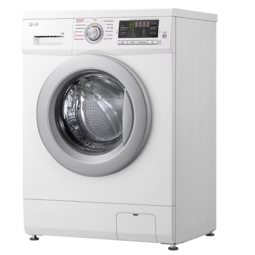 Стиральная машина LG F1296HDS1 класс: A загр.фронтальная макс.:7кг белый инвертер Стиральная машина LG F1296HDS1 класс: A загр.фронтальная макс.:7кг белый инвертер