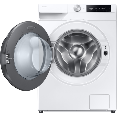 Стиральная машина Samsung WD11DG6B85BELP с cушкой и AddWash, 11+6 кг, WD6400D, белый